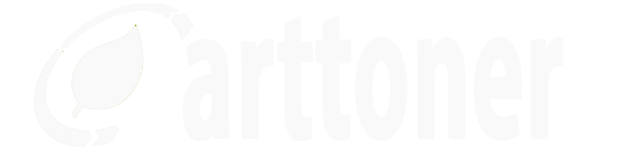 Logo Carttoner blanco y negro